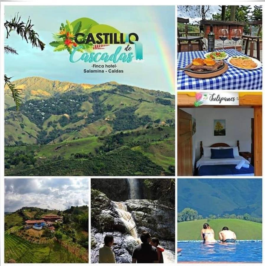 Castillo De Cascadas Finca Hotel Salamina Eksteriør billede
